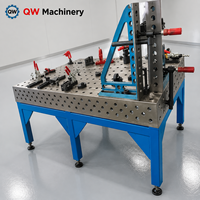 Table de soudage en fonte flexible 3D D28, banc de travail modulaire pour la soudure robotisée de structures en acier, taille personnalisée