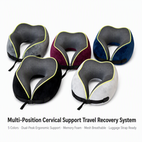 Oreiller ergonomique en forme de U pour le soutien du cou, idéal pour les voyages et la relaxation |   Solution de soutien cervical en mousse à mémoire de forme, fabricant OEM