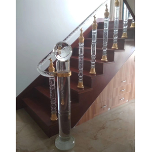 Giá Rẻ Plexiglass Lan Can Rõ Ràng <span class=keywords><strong>Glass</strong></span> Crystal Acrylic Cột Trụ Cột Bài Cầu Thang Lan Can Lan Can - Product Image 2