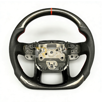 Volant personnalisé en cuir perforé en fibre de carbone véritable pour Land Rover Sports Range Rover SVR 2014-2019