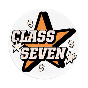 Alfombrilla de coche de tierra de diatomeas Clase Siete, redonda de 7 cm, antideslizante e impermeable para el asiento delantero, diseño de dibujos animados. - Product Image 3