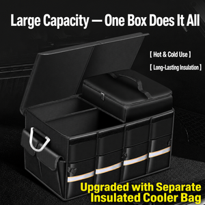 Car <b>Seat</b> Back Trunk Organizer Oxford Cloth Folding <b>Storage</b> Box for Vehicles and Outdoors - Product Image 3