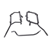 Convient pour Benelli 502 cadre latéral de moto Jinpeng trk boîte latérale en acier au carbone support latéral de boîte d'échappement support de tuyau d'échappement