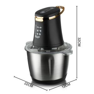 Multifunctional High-quality 360 Degree Stainless Steel Blade Blender Kitchen <b>Electric</b> Meat Grinder Food Processor - Product Image 2