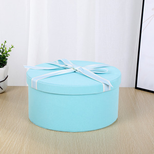 Luxuriöse Runde Geschenkverpackung aus Samt und Karton – Groß – für Valentinstag, Muttertag, Brautjungfern – Samt-Geschenkbox - Product Image 6