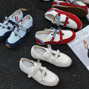 Printemps Nouveau tendance Baskets décontractées pour garçons et filles Chaussures de sport antidérapantes Baskets avec semelle en caoutchouc et fermeture velcro pour enfants - Product Image 2