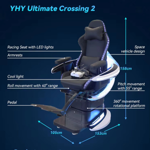 Plataforma de Realidad Virtual YHY, Simulador de Juego <span class=keywords><strong>Ultimate</strong></span> Crossing, Máquina de Realidad Virtual con Silla, Simulador de Tiro VR - Product Image 4