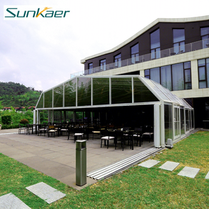 Venta caliente moderno exterior retráctil Sunroom Patio recinto alta carga de nieve cubierta solar para <span class=keywords><strong>terraza</strong></span> vidrio balcón techo de <span class=keywords><strong>madera</strong></span> - Product Image 1