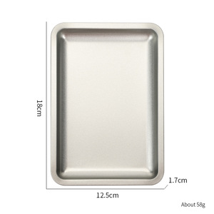 Ensemble de plateaux en acier inoxydable, forme carrée et cœur, plusieurs couleurs, organisateur de bijoux et d'accessoires pour nail art, présentoir décoratif, fournitures pour ongles - Product Image 6