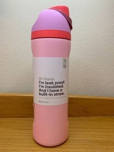 Bouteille d'<span class=keywords><strong>eau</strong></span> sport isotherme en acier inoxydable à double paroi de 24 oz, anti-fuite, avec paille, maintien thermique 6-12h, vente en gros - Product Image 2