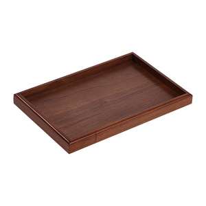 <span class=keywords><strong>Plateau</strong></span> de service en bois de noyer massif, carré, rectangulaire, <span class=keywords><strong>plateau</strong></span> à thé, café, collations, <span class=keywords><strong>plateau</strong></span> de service pour repas avec bords surélevés, <span class=keywords><strong>cuisine</strong></span> à domicile - Product Image 5