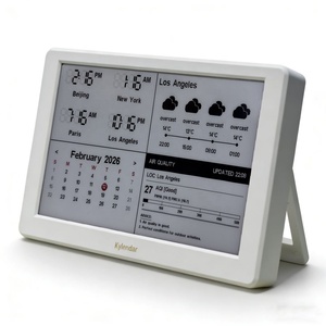 Calendrier électronique Intelevia Thanksgiving E-Paper 7 pouces HD, mural ou de bureau, modulaire, avec <span class=keywords><strong>carte</strong></span> Wi-<span class=keywords><strong>Fi</strong></span>, mise à jour automatique, longue autonomie de la batterie, affichage des jours fériés - Product Image 1