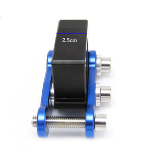 Fourches télescopiques usinées CNC en aluminium bleu pour modification de moto Honda MSX 125 Grom - Product Image 3