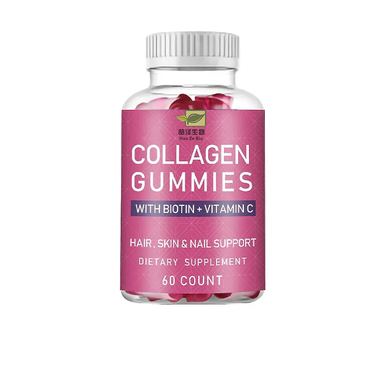 Customize gummies supplement candy gummies for beauty collagen gummies