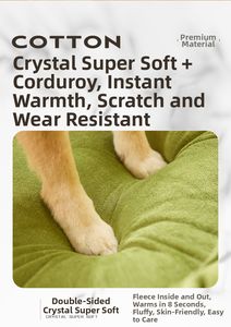 Großhandel: Europäische Designer-Haustierbetten für Katzen und Hunde – Wintergeeignet, bequem, aus Lammfell, modisches Blumendesign für große Tiere - Product Image 5