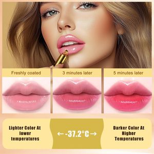 New Transferproof Color Changing Lipstick Long Lasting Moisturizing Lip, <b>Magic</b> Temperature Color Changing Lip Balm - Product Image 3
