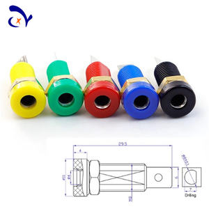 4mm Panel soket ile 24.244 saf bakır galvanizli <span class=keywords><strong>Test</strong></span> <span class=keywords><strong>stand</strong></span>ı 24A muz Jack 6MM Insert testi için kanca kaynak - Product Image 4