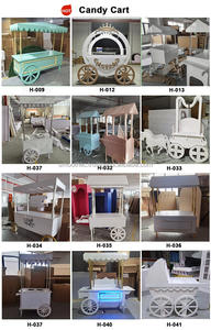 Carrito de Postres y Dulces Desmontable de Acrílico Blanco con Ruedas, Elegante y Moderno para Bodas Infantiles - Product Image 5