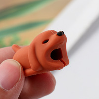 Protector de Cable con Diseño de Animalito de Dibujos Animados, Cubierta Anti-Rotura Universal para Cables de Carga, Adorable Tapa Protectora para Cable de Datos con Forma de Animal