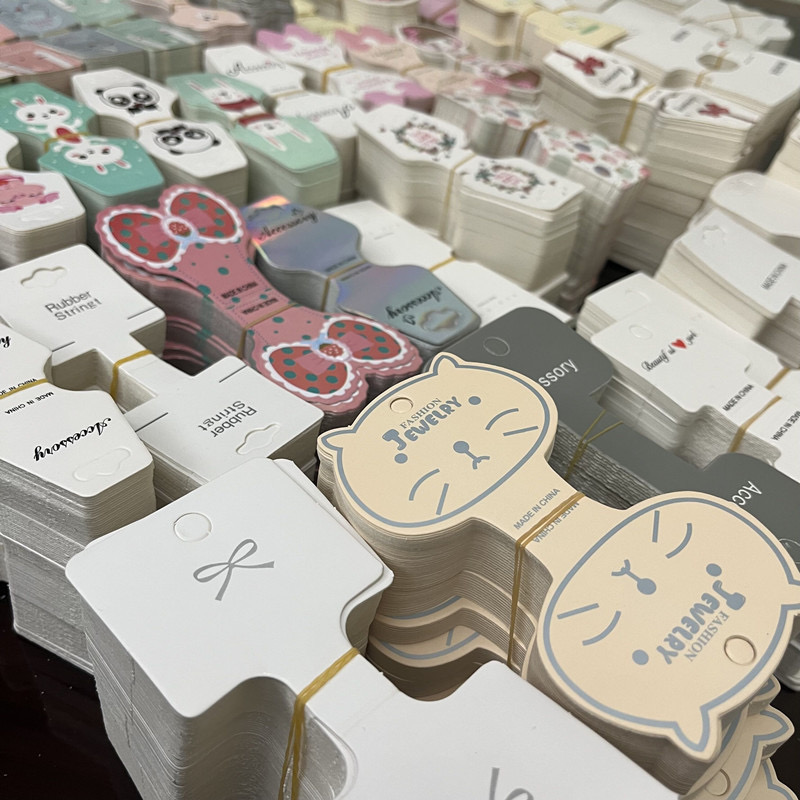 Kraft Paper Jewelry Display Card Premium Paper & Paperboards Product