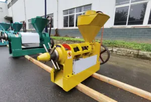 Máquina de sementes de óleo de palmeira 125 kg/h yzyx90, máquina de óleo de sementes de girassol