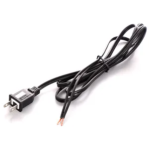 2 Pin AC Power Cord With Fuse SPT SJT SVT SJTW US Plug Power Cord UL Cable Cord Cable Desktop Computer 3 Prong Us Power Cable