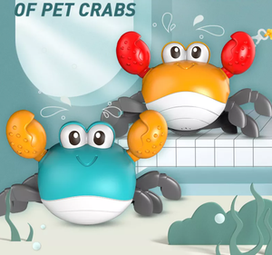 ของเล่นปูพลาสติกสำหรับเล่นน้ำและบนบก สำหรับเด็กอายุ 3 <span class=keywords><strong>ปี</strong></span>ขึ้นไป - รุ่น<span class=keywords><strong>ปี</strong></span> 2023 - Product Image 4