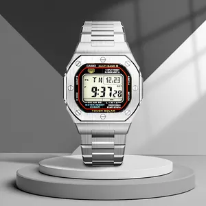 G Sốc DW5600 Thép Không Gỉ Ban Nhạc Đồng Hồ Thay Thế Và Kim Loại Bezel Trường Hợp Cho Casioak Các Bộ Phận Đồng Hồ