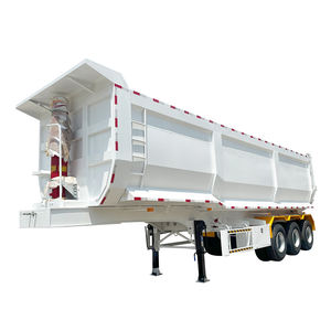 Remorque à benne basculante 3 essieux de haute qualité à suspension à ressorts à lames pour le transport de sable, de pierre et de charbon - Product Image 5