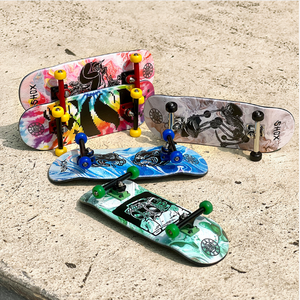 Wufannao OEM Custom Graphic Tech Deck 5-Ply Maple Wood Mini Finger Skateboard Wooden Fingerboard Deck - Product Image 6