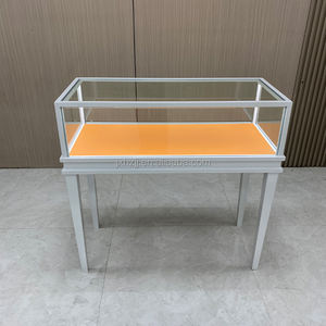 Vitrina de Pared de Vidrio y Madera con Iluminación LED Personalizada para Joyerías y Centros Comerciales, Exhibidores de Joyería Personalizables - Product Image 5