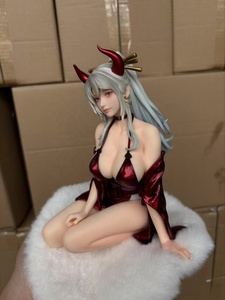 SE7ART Belle fille modèle d'anime Sculpture 3D <span class=keywords><strong>Figurine</strong></span> Résine écologique Kimono Yamato <span class=keywords><strong>Kaido</strong></span> One Piece Pose assise Ornement - Product Image 3