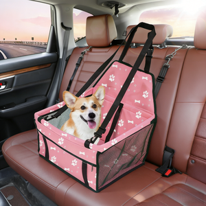 Assento de Carro para Animais de Estimação, Bolsa Portátil de Luxo para Cães e Gatos, Leve, Dobrável, Respirável e Não Abafada, Acessório para Assento de Carro - Product Image 4