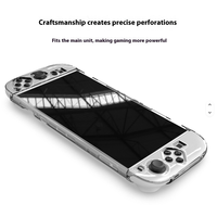 Coque en cristal transparent pour Switch 2 Conception à dégagement rapide Matériau dur compatible avec les consoles Nintendo Switch 2 Facile à enlever