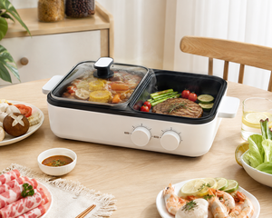 Parrilla Eléctrica Circular de 30 cm y Horno para Pizza con Temperatura Ajustable, Electrodoméstico de Cocina Multiusos para Hornear - Product Image 2