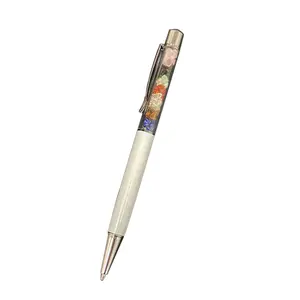 促销礼品高品质钢笔新奇水晶金属圆珠笔印刷雕刻广告圆珠笔