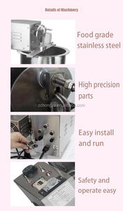 Machine automatique de fabrication de <span class=keywords><strong>mini</strong></span>-beignets en acier inoxydable, machine à frire les beignets commerciale - Product Image 4