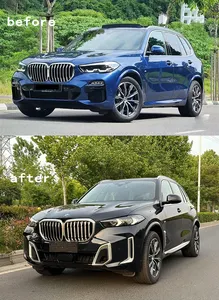 BMW X5 G05 MT 2018-2022からG05 LCI2023用のX5G05MTボディキット-NOWMTボディキットには、フロントとリアのカーバンパーサイドスカートが含まれています