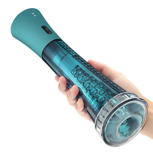 Máy hút dương vật bằng chân không, thiết bị tập luyện kéo dài dương vật trong suốt dành cho nam, dụng cụ thủ dâm mô phỏng 3D mềm mại, 100% không thấm nước - Product Image 3