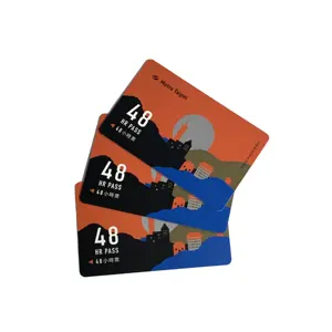 Заводские индивидуальные RFID чистые ПВХ смарт-визитки для Тайбэя метро