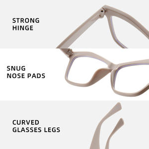 Gafas de Lectura con Protección Anti-luz Azul, Estilo Punk, Montura Grande <span class=keywords><strong>para</strong></span> Mujer, Diseño Poligonal, Patrón Geométrico Hexagonal, Montura de <span class=keywords><strong>PC</strong></span> - Product Image 4