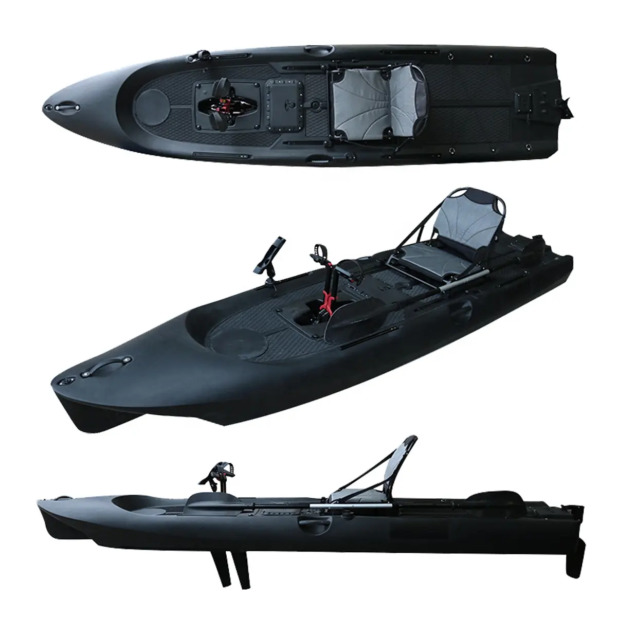 Pedalata SUP Kayak canoa piccola canoa a motore da pesca rete Ningbo 38 Kano in plastica nuovo stile 1 persona seduta in alto supporto per la pesca SUP PRO