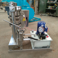 Presse à huile hydraulique à chaud et à froid en acier inoxydable pour sésame, noix et olive