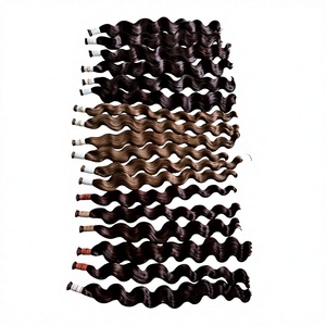 Cabello Humano Vietnamita Premium al por Mayor – Ondulado Profundo, Colores Marrones Personalizados, Sedoso y con Puntas Gruesas - Product Image 1