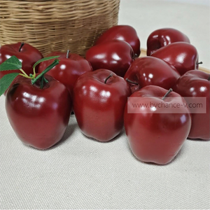 ผลไม้เทียมสีแดงแบบพรีเมียมสำหรับตกแต่งงานแต่งงานชิ้นกลางเทศกาลคริสต์มาส - Product Image 5