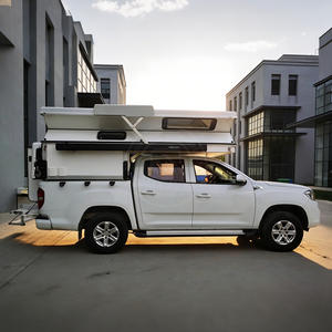 <span class=keywords><strong>Camper</strong></span> camión de plataforma duradera con techo de carcasa dura y extensión de <span class=keywords><strong>cama</strong></span> para viajes de larga distancia - Product Image 5