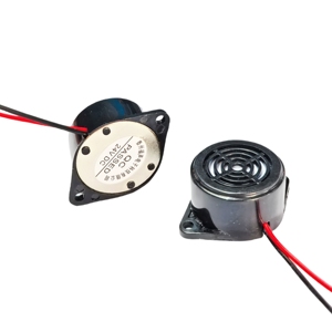Zumbador Mecánico Activo de 26*15mm, DC24V, 82dB, Alarma Continua, Cables, Carcasa de ABS, Certificado ISO9001 para Automoción - Product Image 1