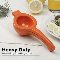 Exprimidor Manual de Aluminio Resistente para Frutas Cítricas, Limón y Naranja