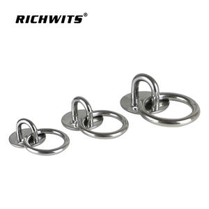 Stainless Steel 304/316 Round Buckle with Ring <b>Awning</b> Accessories Ring Eyeplate for Boat Bolt Seat-RV Components and Systems - Product Image 2
