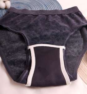 Braguitas Postparto Sin Costuras de Tiro Medio, Transpirables, de Algodón Ecológico, de Absorción Instantánea, Lavables, a Prueba de Fugas, con Protección Incorporada - Product Image 1